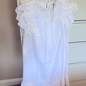 Pretty Women’s White Eyelet Dress